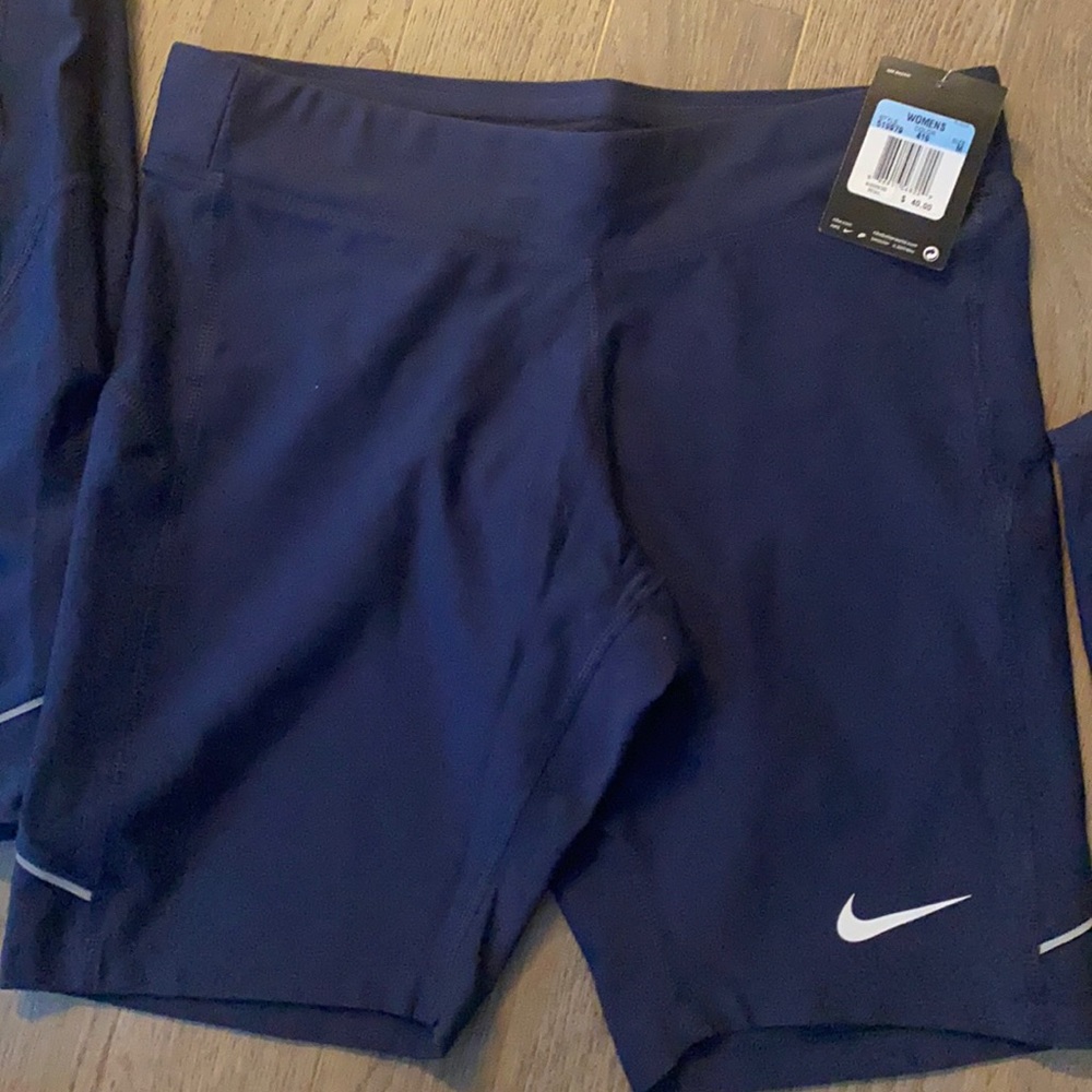 Nike dry fit women’s running shorts. New with tags